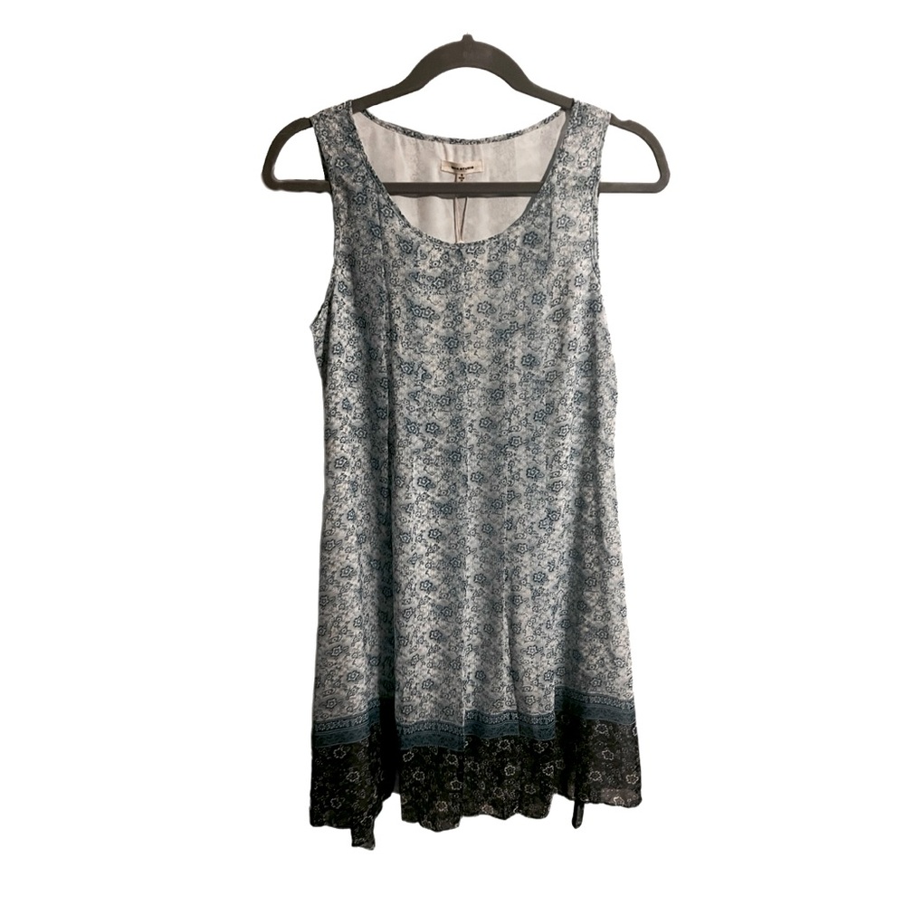 NWT Max Studio Blue and White Floral Sleeveless Dress | Women’s Size S